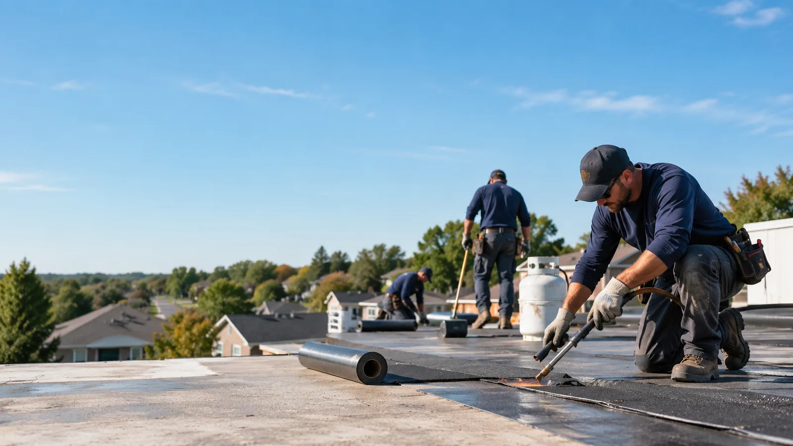 Flat Roof Leak Repair providers in Hammon, OK